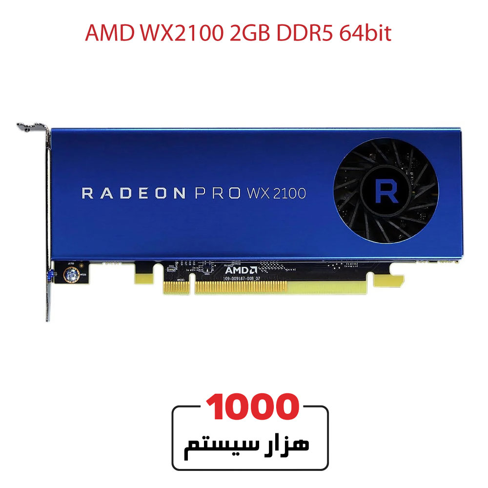 کارت گرافیک استوک AMD WX2100 – 2GB DDR5